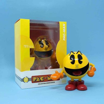 Pac-Man Mini Icons 5.9 Inch Collectible Resin Statue  Classic Colors Image 1
