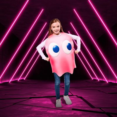 Pac-Man Pinky Ghost Child Costume  One Size Image 1