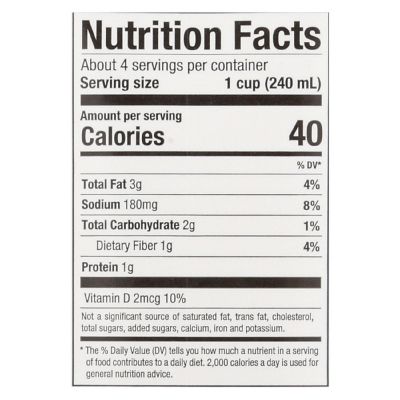 Pacific Natural Foods Almond Original - Unsweetened - Case of 12 - 32 Fl oz. Image 2