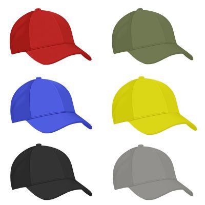 Pack of 15 Bulk Wholesale Plain Baseball Cap Hat Adjustable (Mix) Image 2