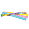Pacon Dry Erase Sentence Strips, 3 Assorted Colors, 1-1/2" X 3/4" Ruled, 3" x 24", 30 Per Pack, 3 Packs Image 1
