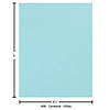 Paper Accents Cardstock 8.5"x 11" Smooth 60lb Baby Blue 1000pc Box Image 2