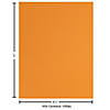 Paper Accents Cardstock 8.5"x 11" Smooth 65lb Pumpkin 1000pc Box Image 2