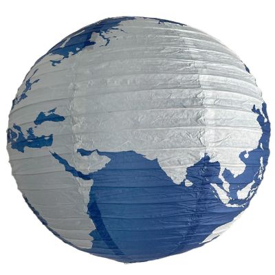 PaperLanternStore 5 PACK 16" World Earth Globe Paper Lantern Image 2