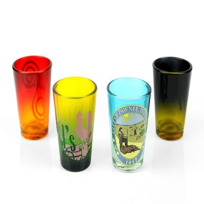 Parks and Recreation Location Logos 4 Piece Shot Glass Set Image 2
