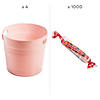 Pastel Buckets with Candy Parade Kit - 1004 Pc. Image 1