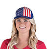 Patriotic Baseball Caps - 12 Pc. Image 1