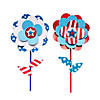 Patriotic Flower Planter Stick Craft Kit - Makes 12 Image 1