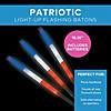 Patriotic Light-Up Flashing Batons - 6 Pc. Image 2