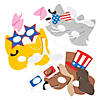 Patriotic Pets Mask Craft Kit - Makes 12 Image 1