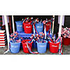 Patriotic Sand Bucket Assortment - 12 Pc. Image 1