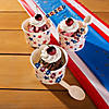 Patriotic Star Ice Cream Cups with Spoons &#8211; 12 Ct.  Image 1