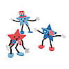 Patriotic Star Stand-Up Craft Kit - Makes 12 Image 1