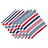 Patriotic Stripe Outdoor Napkin (Set Of 6) Image 1