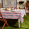 Patriotic Stripe Outdoor Tablecloth 60X120 Image 2