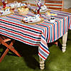 Patriotic Stripe Outdoor Tablecloth 60X120 Image 3