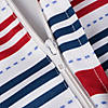 Patriotic Stripe Outdoor Tablecloth With Zipper 52 Round Image 2