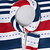 Patriotic Stripe Outdoor Tablecloth With Zipper 60 Round Image 4
