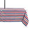 Patriotic Stripe Outdoor Tablecloth With Zipper 60X120 Image 1