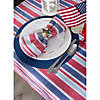 Patriotic Stripe Tablecloth 60X120 Image 3
