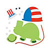 Patriotic Turtle Ornament Craft Kit - Makes 12 Image 1