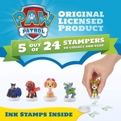Paw Patrol Characters Stampers 5pk Chase Cruiser Truck Rocky Tracker Figures PMI International Image 3
