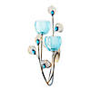 Peacock Blossom Candle Wall Sconce 14.25&#8221; Tall Image 2