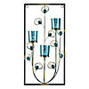 Peacock Three Candle Wall Sconce 18.75" Tall Image 2