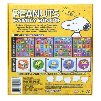 Peanuts Family Bingo Game Image 1
