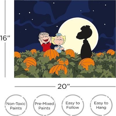 Peanuts Great Pumpkin Art By Numbers Craft Kit Image 1