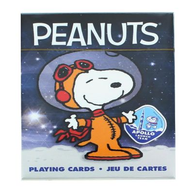 Peanuts Snoppy In Space Playing Cards 52 Card Deck 2 Jokers Image 1