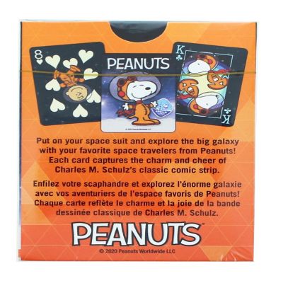 Peanuts Snoppy In Space Playing Cards 52 Card Deck 2 Jokers Image 2