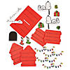 Peanuts<sup>&#174;</sup> 3D Snoopy&#8217;s Christmas Dog House Craft Kit - Makes 12 Image 1