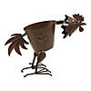 Pecking Rooster Planter 18X6X13" Image 1