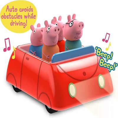 Peppa Pig's Family Red Clever Car Lights Sounds George Daddy Mummy Pig WOW! Stuff Image 2