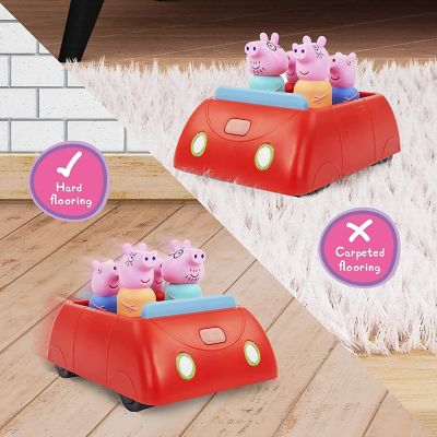 Peppa Pig's Family Red Clever Car Lights Sounds George Daddy Mummy Pig WOW! Stuff Image 3