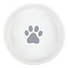 Pet Bowl Cats Meow Gray Large 7.5Dx2.4H (Set Of 2) Image 1