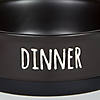 Pet Bowl Dinner And Drinks Black Small (Set Of 2) Image 2