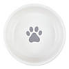 Pet Bowl Dog Show Gray Small 4.25Dx2H (Set Of 2) Image 1