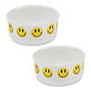 Pet Bowl Smiley Face, Small 4.25Dx2H (Set Of 2) Image 1