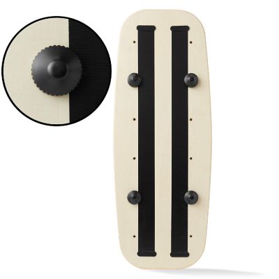 Philosophy Gym Balance Board - Wooden Balance Trainer with Adjustable Stoppers Image 3