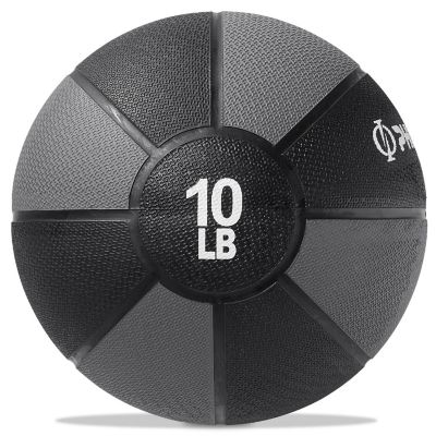 Philosophy Gym Medicine Ball, 10 LB - Weighted Fitness Non-Slip Ball Image 1