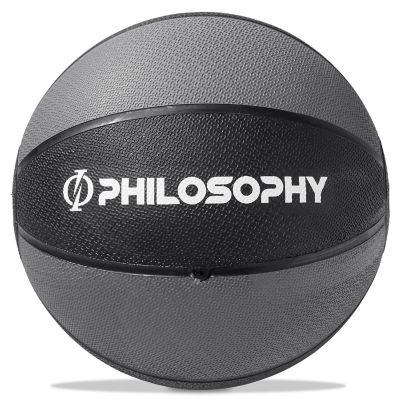 Philosophy Gym Medicine Ball, 10 LB - Weighted Fitness Non-Slip Ball Image 2