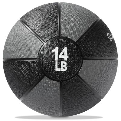 Philosophy Gym Medicine Ball, 14 LB - Weighted Fitness Non-Slip Ball Image 1