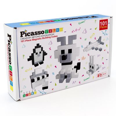 PICASSOTILES 101pc Magnetic Puzzle Cube Set Image 1