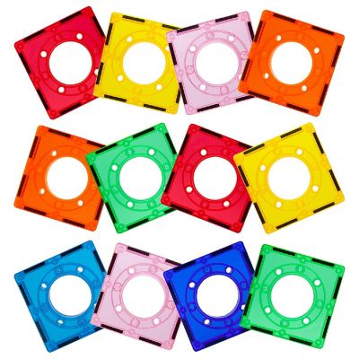 PicassoTiles 12 Piece Marble Run Square Joint Expansion Pack Image 1
