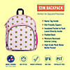 Pink and Gold Stars 12 Inch Backpack Image 1