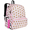 Pink and Gold Stars 17 Inch Backpack Image 1