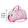 Pink and Gold Stars Overnighter Duffel Bag Image 3