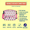 Pink and Gold Stars Two Compartment Lunch Bag Image 2